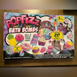 Huge pop fizz bath bomb kit